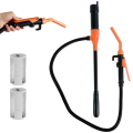Liquid Transfer Pump Transfer Pump with Flow Control Nozzle Orange.
