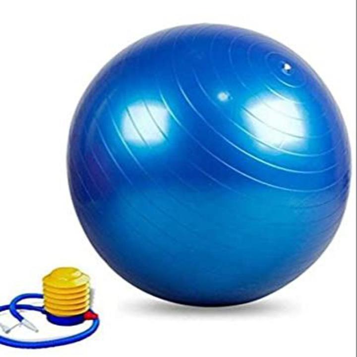 Gym Exercise Ball with Pumper For Body Fitness yoga Ball (75 cm)- Premium Quality