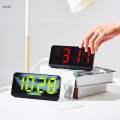Desk Digital Clock LED Desktop Alarm Clock, Display Dimmer Digital Wall Clock, Electronic Desktop.