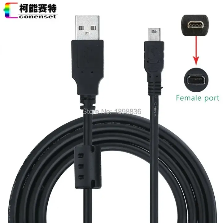 【Lejia】USB Sync Cable Cord for Nikon Coolpix L24 L28 L29 L30 L31 L32 L4 L5 L6 L610 L820 L830 L840 P90 S02 S100