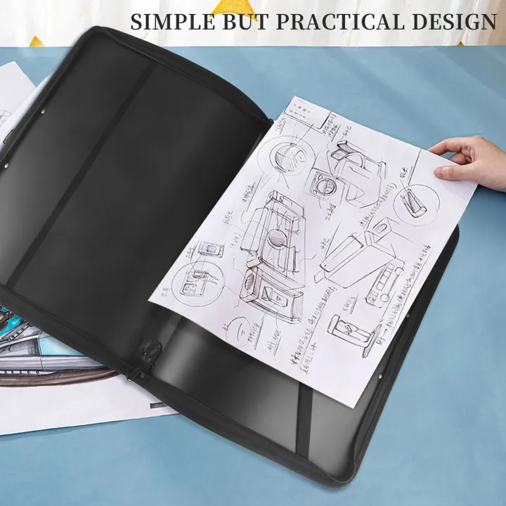 Art%20Portfolio%20Case%20with%20Zipper,Artist%20Carrying%20Case%20Poster%20Board,Tote%20Bag%20for%20Art%20Storage%20Folder%20-%20Image%202