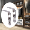 1/4 Pcs 90 Degrees Buckle Hook Lock for Wooden Box Stainless Steel Spring Loaded Draw Toggle Latch Clamp Clip Silver Hasp Latch Catch. 