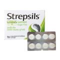 Strepsils Citrus Lemon Sugar Free 16 Lozenges THAILAND. 