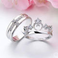 Free Size Louiswill Couple Rings For Men & Women Valentines Gift item. 