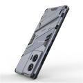 Vantime for Motorola Edge 50 Fusion 5G Armor Case Kickstand Shockproof Matte Back Hard Cover.
