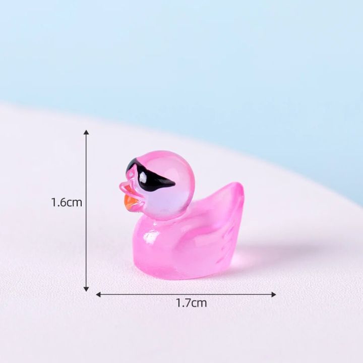 10/20/50PCS%20Mini%20Fluorescent%20Sunglasses%20Duck%20Ornament%20Miniature%20Figures%20Tiny%20Duck%20Resin%20Micro%20Landscape%20DIY%20Dollhouse%20Decoration%20-%20Image%206