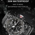 (COD Available)SMAEL 8008 Outdoor Sports Multifunctional Waterproof Luminous Men Watch.