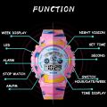 Multi-functional Children Luminous Electronic Watch/ Luminous Dial Waterproof Sport Digital Watch/ Date Week Kids Wristwatch Clock. 