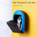 【Popular choice】 1PC AB Wall Mounted Key torage Cae 4 Digital Combination Paword ecurity Code Lock Key Lock Box for Home Office. 