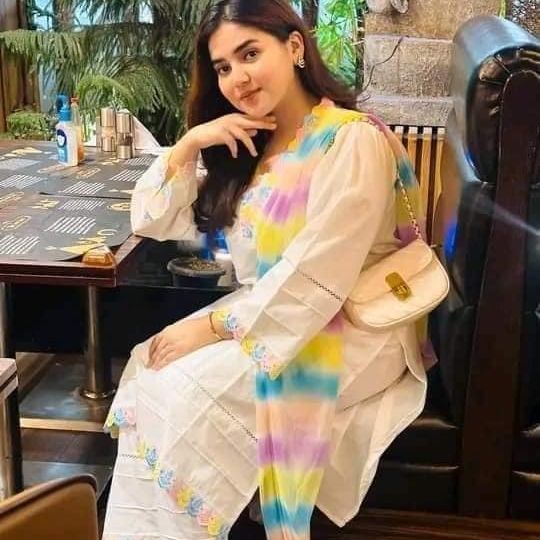 New Designed Stitched Cotton Rongdhonu Embroidery Work Naira Kat Stylist and Fashionable Three Piece for Women - Suitable for All Seasons