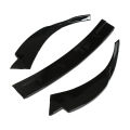 Front Bumper Splitter, Front Bumper Diffuser Guard Break Resistant Easy Installation for Car. 