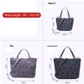 Luminous bao big bag Holographic reflective geometric bags for women 2020 Quilted Shoulder Bags female Handbags bolsa feminina. 