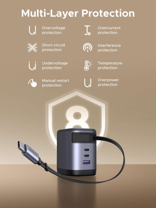 UGREEN%20Nexode%20100W%20GaN%20USB%20C%20Retractable%20Charger%20with%20Built-in%20Cable,%203-Port%20Fast%20Charging%20Wall%20Adapter%20for%20Laptop,%20MacBook%20Pro/Air/Neo,%20iPhone%2017/16,%20Galaxy%20S26,%20Pixel,%20iPad,%20MatePad,%20DJI%20Drone%20-%20Image%205