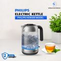 Philips 5000 Series HD9339 Glass Electric Kettle – 1.7L, 2200W Power, Modern Design.