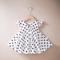Baby girls umbrella cut long dress 0-7.