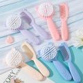 2Pcs/Set Cute Kids Baby Hair Brush And Comb Set For Newborns Toddlers Baby Brush Soft Bristles Perfect Baby Gift.