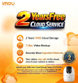 imou Ranger 2 Pro 360° Coverage 2K 3MP(Last 7days 10year free cloud per 12sec motion view. video/with AI Human Detection and Privacy Mode) WiFi 2K 3MP indoor security camera..