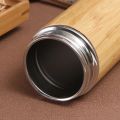 500ml Creative Bamboo Thermos Bottle Stainless Steel Water Bottles Vacuum Portable Coffee Bottle Thermos Cup.
