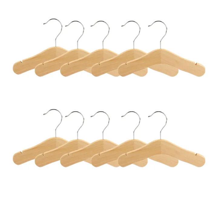 Wooden%20Baby%20Hangers,Kids%20Hangers,Notched%20Shoulder%20Design%20for%20Children%20Clothes,Decoration%20Hanger,10%20Pack,Medium%20-%20Image%202