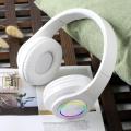 Wireless Bluetooth Headphones B39 Colored LED Lights Gaming Over-Ear Headset Stereo Headphone with mp3 Player Foldable Earphone. 