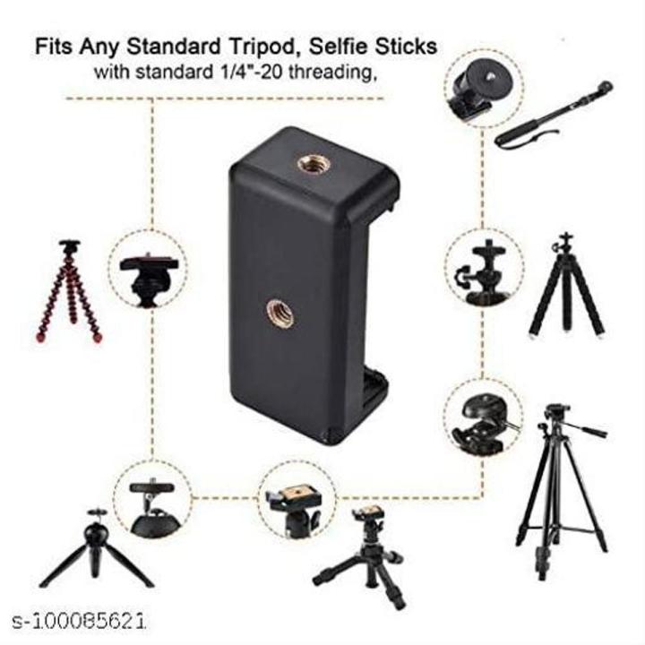 Phone Clip Bracket Holder Mount Tripod Monopod Stand For IPhone Smartphone Selfie Holder Universal