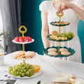 3-tier Cupcake Stand Fruit Plate Holder Desserts Snack Candy Buffet Stand Tower For Christmas Wedding Party. 