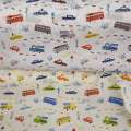 Pure children's cartoon bedding floral clothing fabric, all twill printed cotton fabric. 