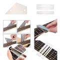 Guitar Tool Kit Repairing Maintenance Tools String Organizer String Action Ruler Gauge Measuring Tool Hex Wrench Set Files Fingerboard Guitar Fret Rocker Leveling. 