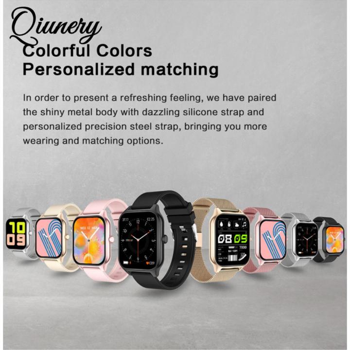 GT40 Smart Watch 1.83" Full Touch Fitness Smartwatch Heart Rate Blood Oxygen Sleep Monitor Waterproof Watch For Men Women