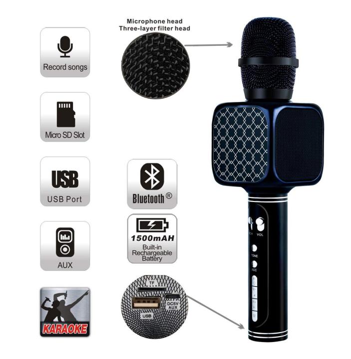 Wireless%20Usb%20Recordng%20Microphone%20Portable%20Karaoke%20Ys-69%20Voice%20Changer,%20Cellphone/Mobile%20Karaoke%20Player%20Support%20Usb/Tf%20Mp3%20Player%20And%20Bluetooth,%20Mic%20Speaker%20-%20Bluetooth%20Speaker%20-%20Image%202