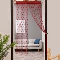 Love Heart String Curtain Window Door Divider Sheer. 