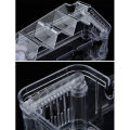 Qiunery 3 Sizes Double-layer Clear Fish Breeding Isolation Box Aquarium Fish Tank Hatching Incubator Fish House.