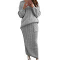 Skirt Suit Long Sleeve Anti-pilling Skirt Suit.