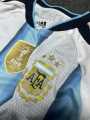 Argentina Baby Jersey 2026 World Cup – Kids Football Jersey Set – Premium 3-Star National Team Kit Half Sleeve Argentina Home Kit premium sticker print. 