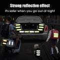 Fluorescent Car Lights Reflective Strips Warning Stickers and Decals Cars Motorcycle Helmets Reflection Warning Sticker. 