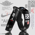 Watch strap For Xiaomi Mi Band 5/6/7 /4/3 Cartoon Graffiti style Strap Silicone Replaceable bracelet.