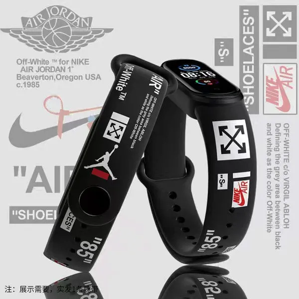 Watch%20strap%20For%20Xiaomi%20Mi%20Band%205/6/7%20/4/3%20Cartoon%20Graffiti%20style%20Strap%20Silicone%20Replaceable%20bracelet%20-%20Image%204