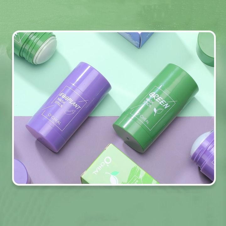 5%20Pcs/Lot%20Girl%20Green%20Tea%20Solid%20Mask%20Deep%20Cleaning%20Mud%20Mask%20Stick%20Oil%20Control%20Anti-Acne%20Masks%20Purifying%20Clay%20Stick%20Mask%20OCHEAL%20-%20Image%208