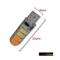 Universal 12V T10 dual Flashing Perking Led Gel Light For Motorcycles Bike Cars  1pcs. 