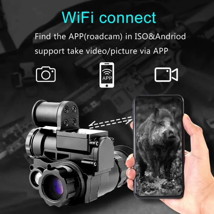 NVG10%20Helmet%20Night%20Vision%20Goggle%201920x1080p%20Green%20Tactical%20Head%20Night%20Vision%20Monocular%20WiFi%20IP66%20Hunting%20Night%20Vision%20Device%20-%20Image%204