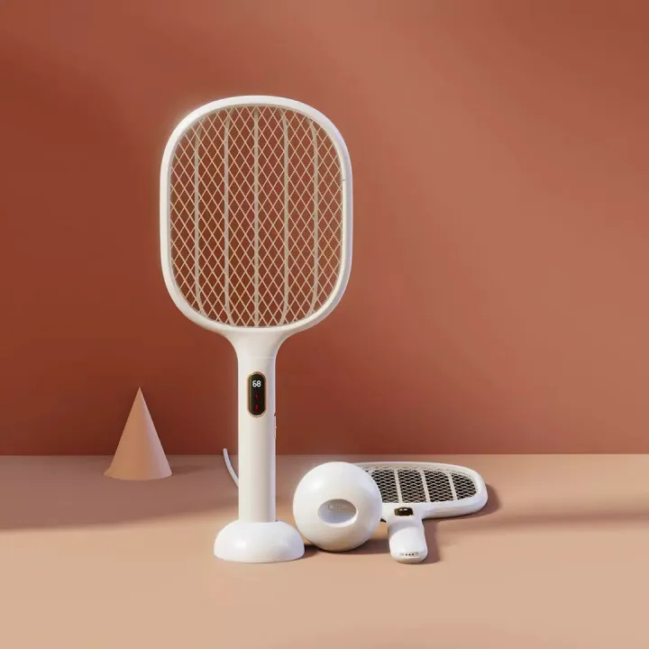 Xiaomi%20S1%20Qualitell%20Smart%20Digital%20Display%20Electric%20Mosquito%20Swatter%202in1%20Portable%20Type-C%20Charging%20Wall-mounted%20Mosquito%20Killer%20-%20Image%202