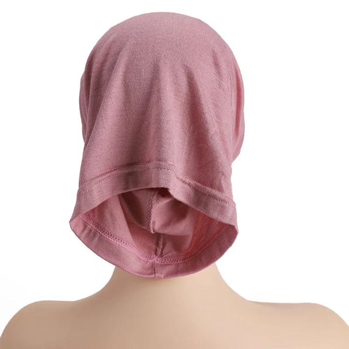 Classic%20Practical%20Muslim%20Hijab%20Inners%20Stretchable%20Jersey%20Cotton%20Tube%20Cap%20Shawl%20Bottom%20Women%20Headscarf%20Bonnet%2025Colors%20One%20Size%20-%20Image%204