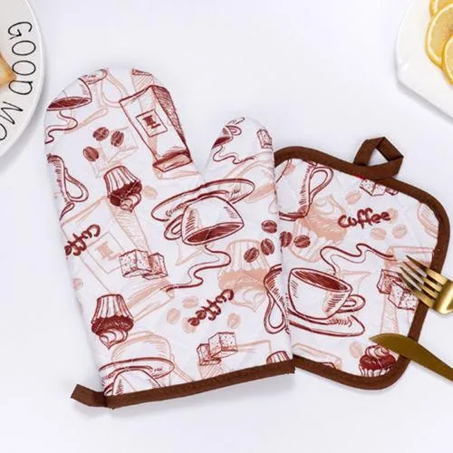 Oven%20Mitts%20&%20Pot%20Holder%202pcs/Set%20Heat%20resistant%20gloves%20Kitchen%20Safety%20multicolor%20-%20Image%203