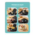 1 Piece Stove Top Waffle Iron Plates Deep Fill Non-Stick Aluminum Alloy Traditional Belgian Waffle Maker For Easy Clean A. 