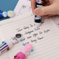 Cartoon Astronaut Ballpoint Pen Student Creative Ten-color Pen Multi-color Hand Account Pen Stationery Supplies. 