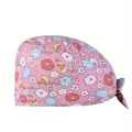 Surgical Cap Printed Nurse's Cap Cotton Dust Cap Long Hair Cap Doctor's Cap Surgical Cap Anesthesia.
