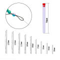 FashionApple 9Pcs Steel Big Eye Collapsible Beads Needle Thread Sewing Needles Different Size.