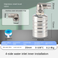 2Pcs Water Level Control Float Valve for Water Tank 1/2Inch Side.