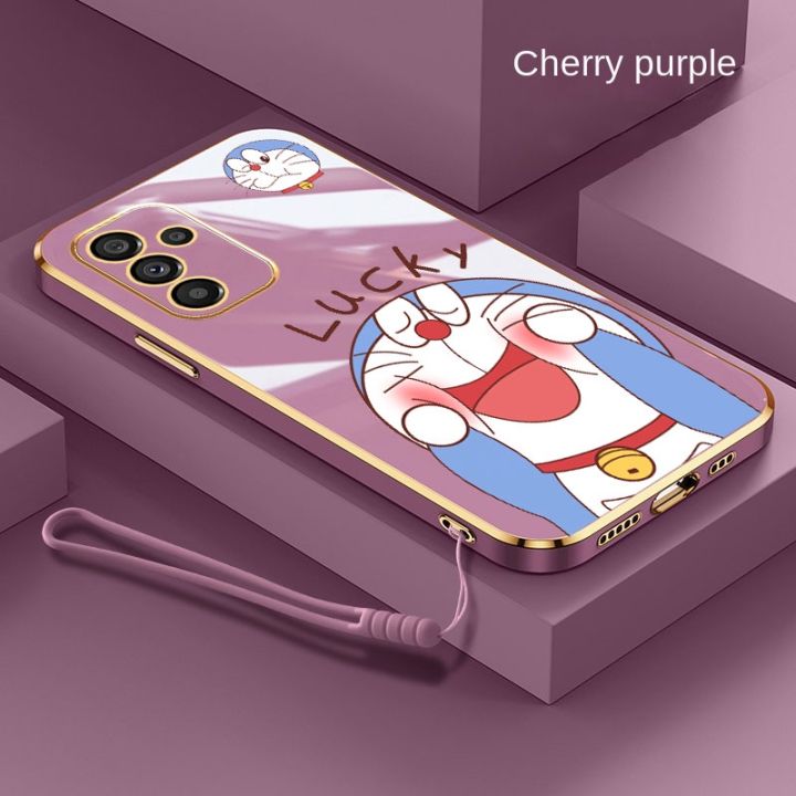 Samsung%20Galaxy%20A25%20A15%205G%20A35%20A55%205G%20Glossy%20Lucky%20Doraemon%20Casing%20Square%20Edges%20Plating%20Back%20TPU%20Soft%20Case%20Cover%20-%20Image%206