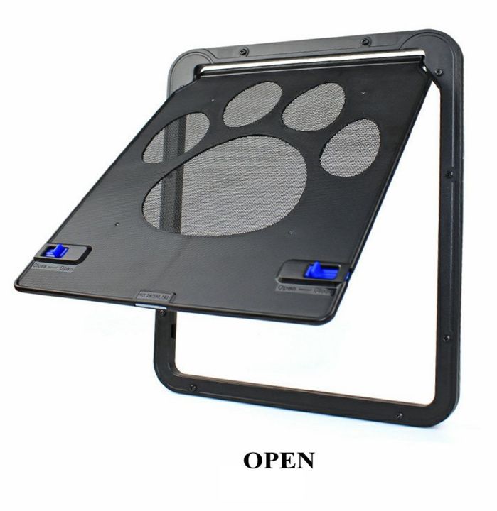 Pet%20Door%20New%20Safe%20Lockable%20Magnetic%20Screen%20Outdoor%20Dogs%20Cats%20Window%20Gate%20House%20Enter%20Freely%20Fashion%20Pretty%20Garden%20Easy%20Install%20-%20Image%207